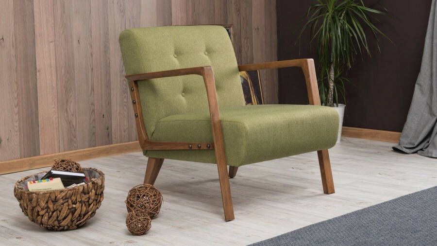 Merkloos Asir Fauteuil Groente 69 x 83 x 80 cm - Foto 2