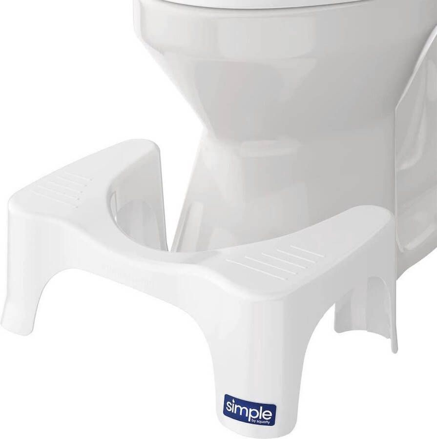Merkloos Badkamer Toilet Stoel 7-inch Hoogte Wit