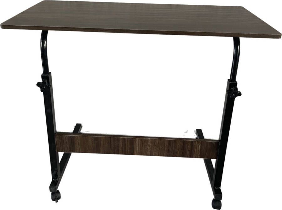 Merkloos Mobiele Bureau- Laptop TafelBedtafel Banktafel Laptop tafel verstelbaar Laptop standaard Ontbijttafel Bijzettafel