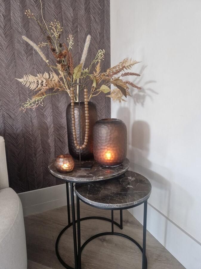 Merkloos Bijzettafel set Alfio