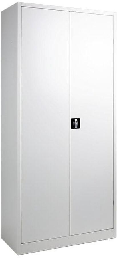 `merkloos` Draaideurkast archiefkast opbergkast garagekast kantoorkast extra diep. 195 x 92 x 60 cm (HxBxD) kleur wit