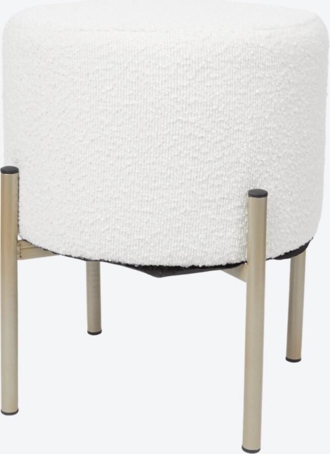 Merkloos Home Accents poef Stijlvol ontwerp Blikvanger Maximale draagkracht van 80 kg 35 x 35 x 42 cm