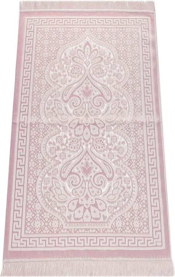 'merkloos'' Islamitische Gebedskleed Islamitische Geschenken Luxe Fluweel Vloerkleed Gebedskralen