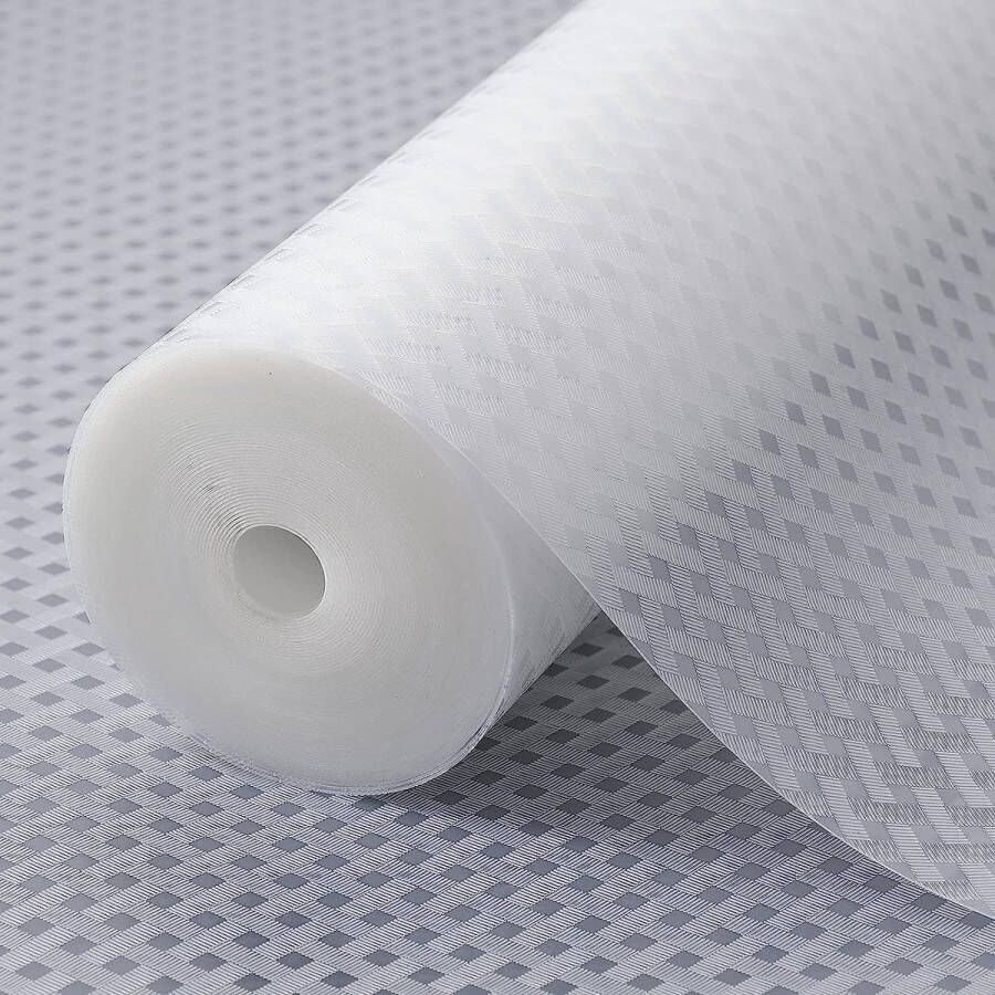 Merkloos Lademat niet-klevende duurzame ladebekleding antislipmat EVA-materiaal waterdichte mat snijbaar placemats voor planken kasten laden koelkasten thuis kantoor