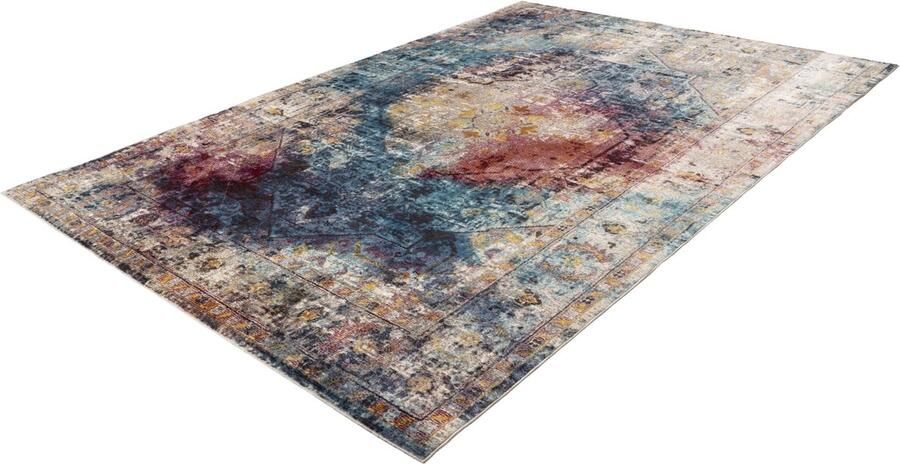 'merkloos'' Lalee Picasso Heriz vloerkleed industrieel vintage laagpolig trendy multi kleuren 240x290cm