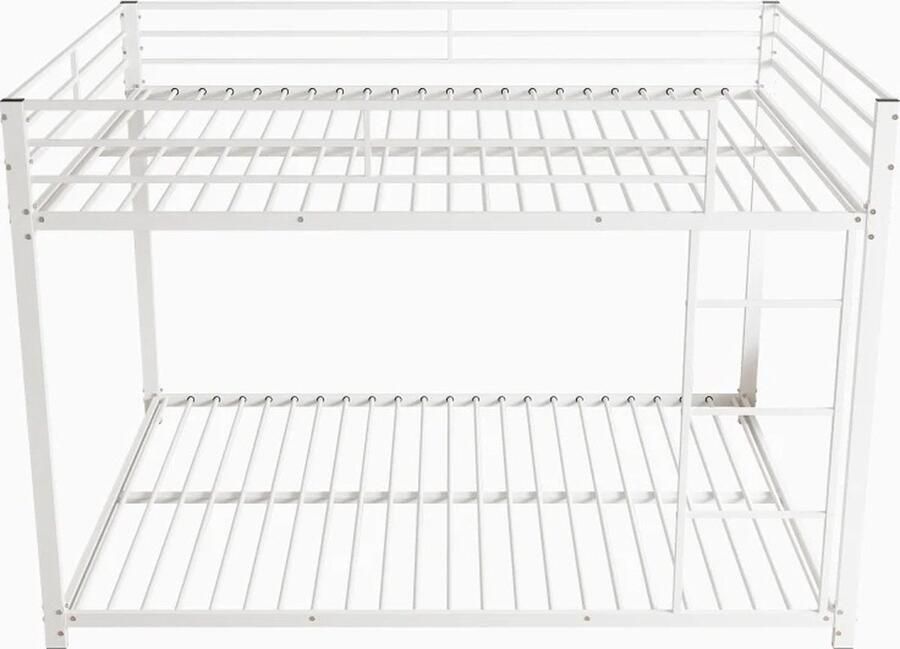 Merkloos MazrekuHome Hoogslaper Stapelbed Stapelbedden voor kinderen 90 x 200 cm Metalen frame Luxe design Stevige kwaliteit