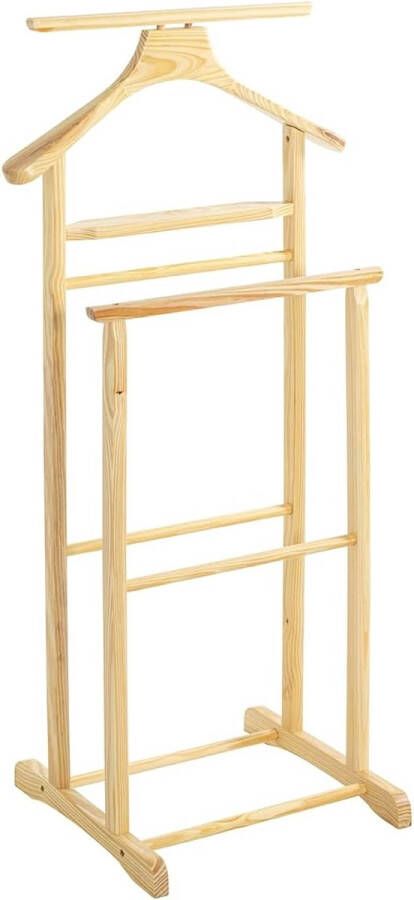 Merkloos Meubel Dressboy voor heren van massief hout