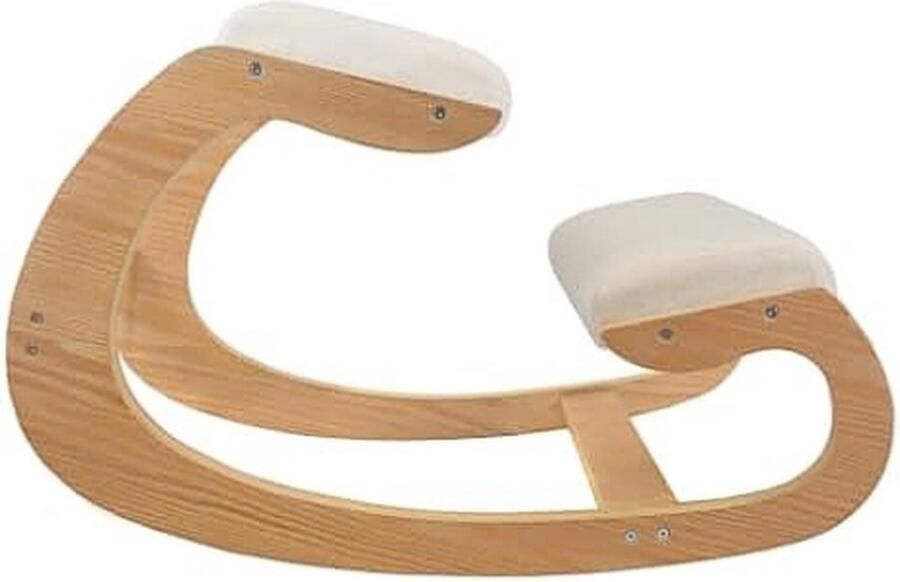 Merkloos N.lux Ergonomische kniestoel Orthopedische kruk Inclusief polssteunen Verbeterde houding Rug