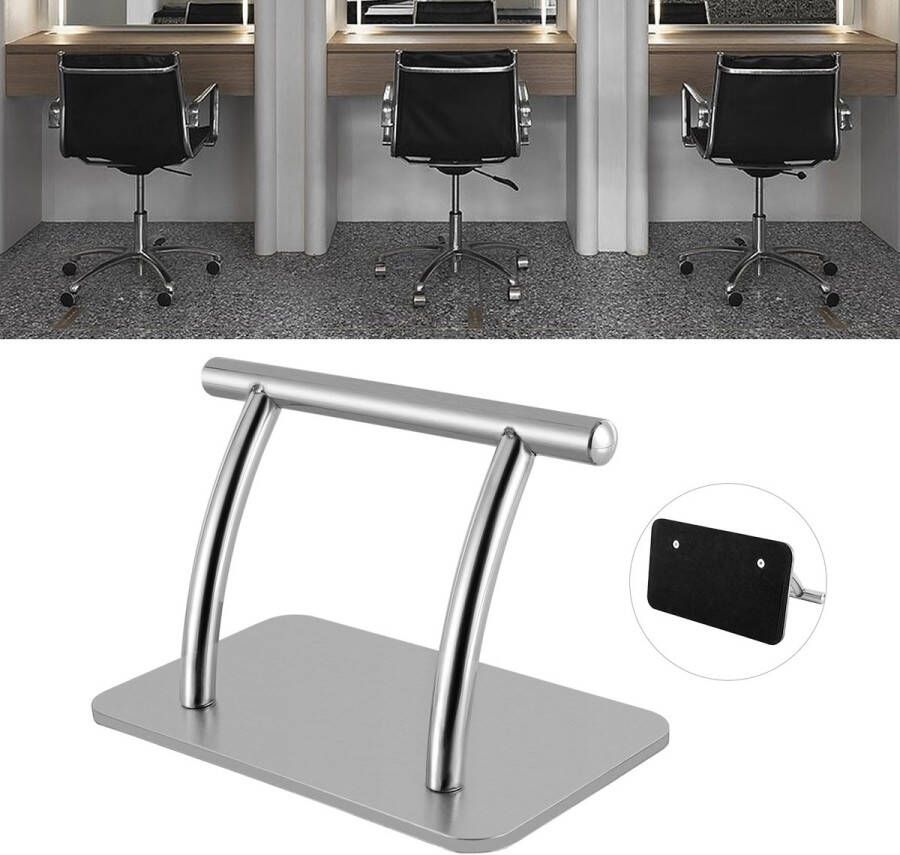 Merkloos Roestvrijstalen Kappersstoel Voetsteun Salon Voetsteun Kappersstoel Voor Tattoo Winkels Accessoires