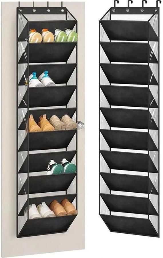 'merkloos'' Rumi Schoenenrek Stofvrij 10 Lagen 27-35 Paar Schoenen Schoenenkast Schoenen rek Waterdicht en Stofbestegroot hangend schoenenrek voor kastdeur voor sneakers laarzenndig