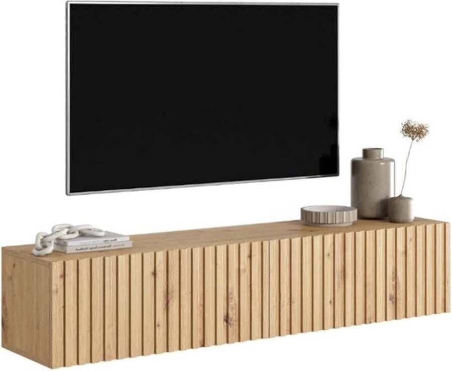 Merkloos TV-kast beige tv meubel 140cm