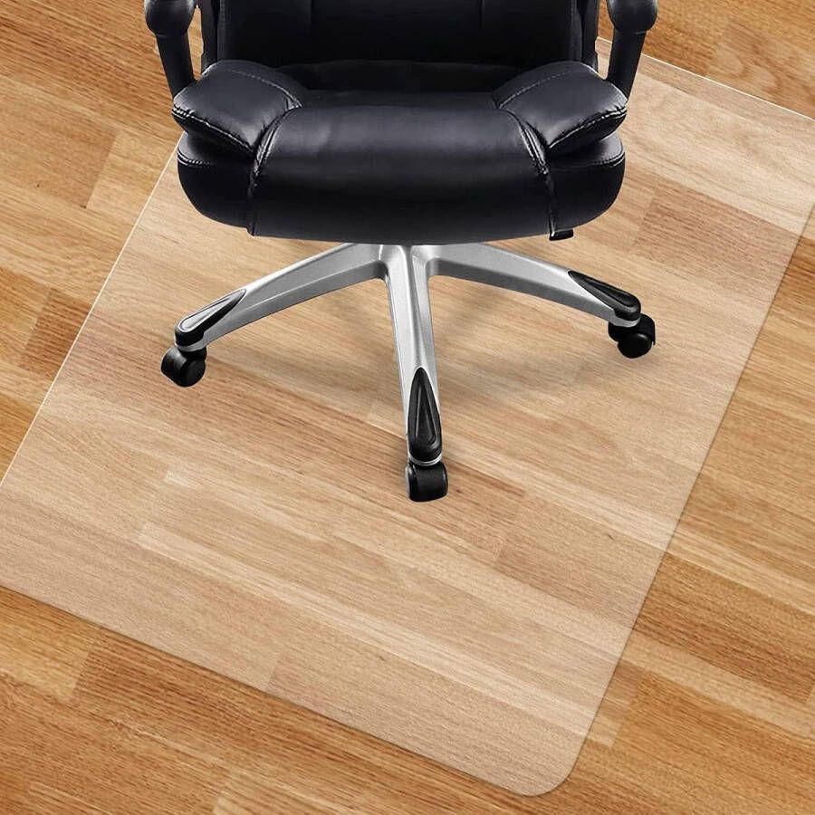 Merkloos Vloerbeschermingsmat transparant antislip 120 x 100 cm 1 5 mm dikke onderlaag bureaustoel vloermat onderlegger bureaustoel vloerbescherming voor parket en harde vloeren