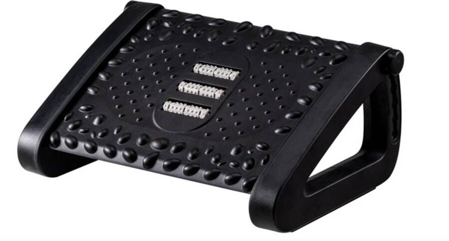 'merkloos'' Voetensteun Verstelbaar Luxe Voetenbankje Bureau Ergonomisch Voetenbankjes Verstelbaar Voetsteun Kantoor Ergonomische Voetenbank Office-Zwart