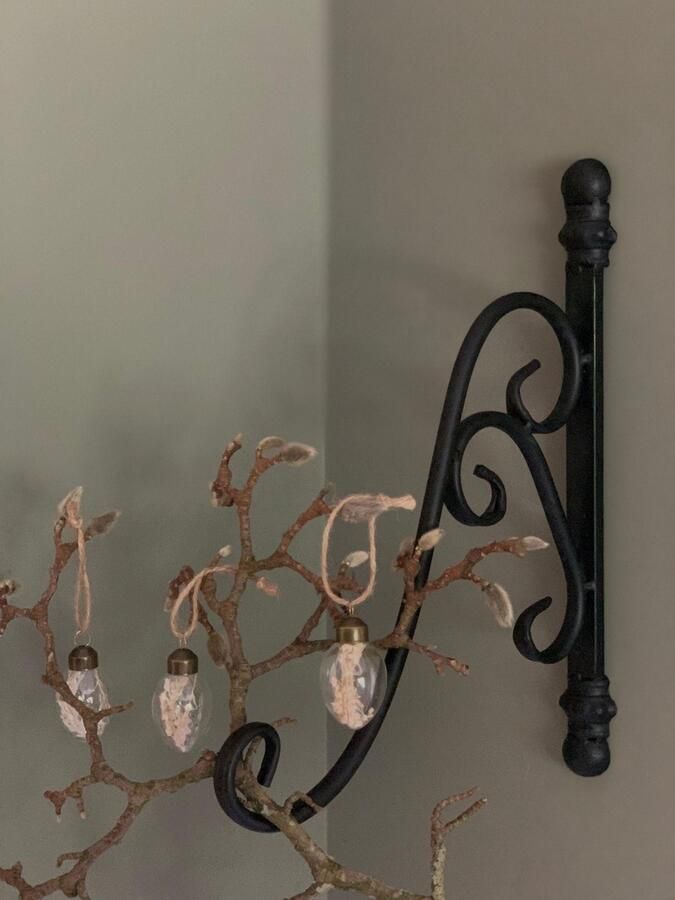 Merkloos Wandhanger Sierlijk- Zwart Exclusief Accessoires - Foto 2