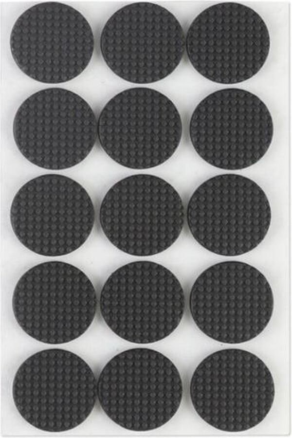 Merkloos Zelfklevende meubelonderzetters rond 15 stuks (2 5cm) Vloerbeschermer Antikras Vilt Beschermvilt rond