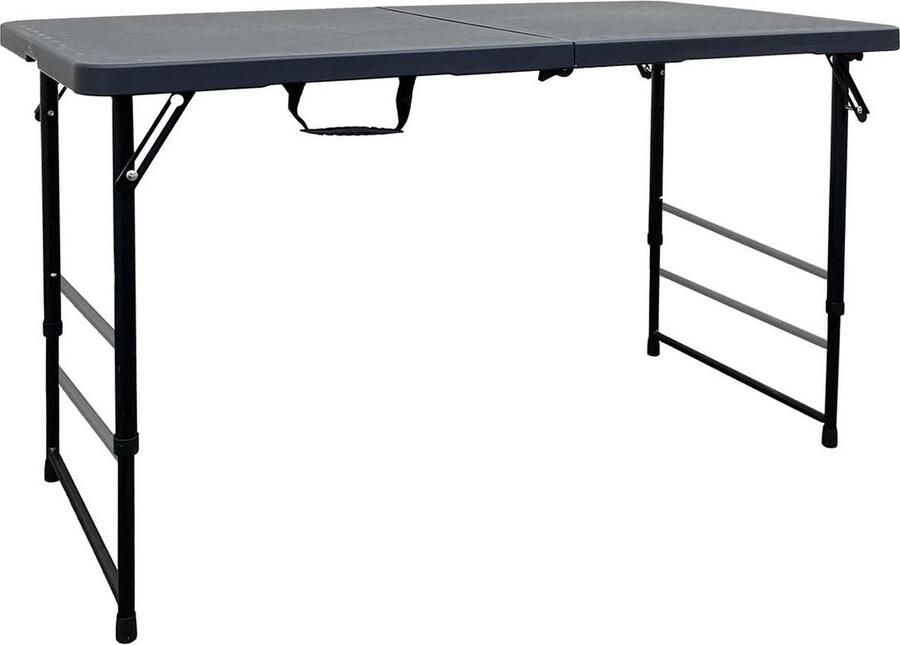 Merklooss Inklapbare Tafel Tuintafel Vouwtafel Picknicktafel Zwart