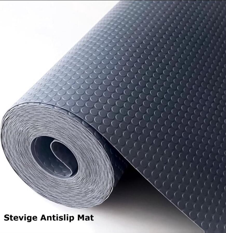 Merkloze Lade Mat 60 x 600 cm Keukenmat voor Lades Lade-inzetstuk Op maat te snijden EVA Koelkastmatten Planken Kast Koelkast Grijs