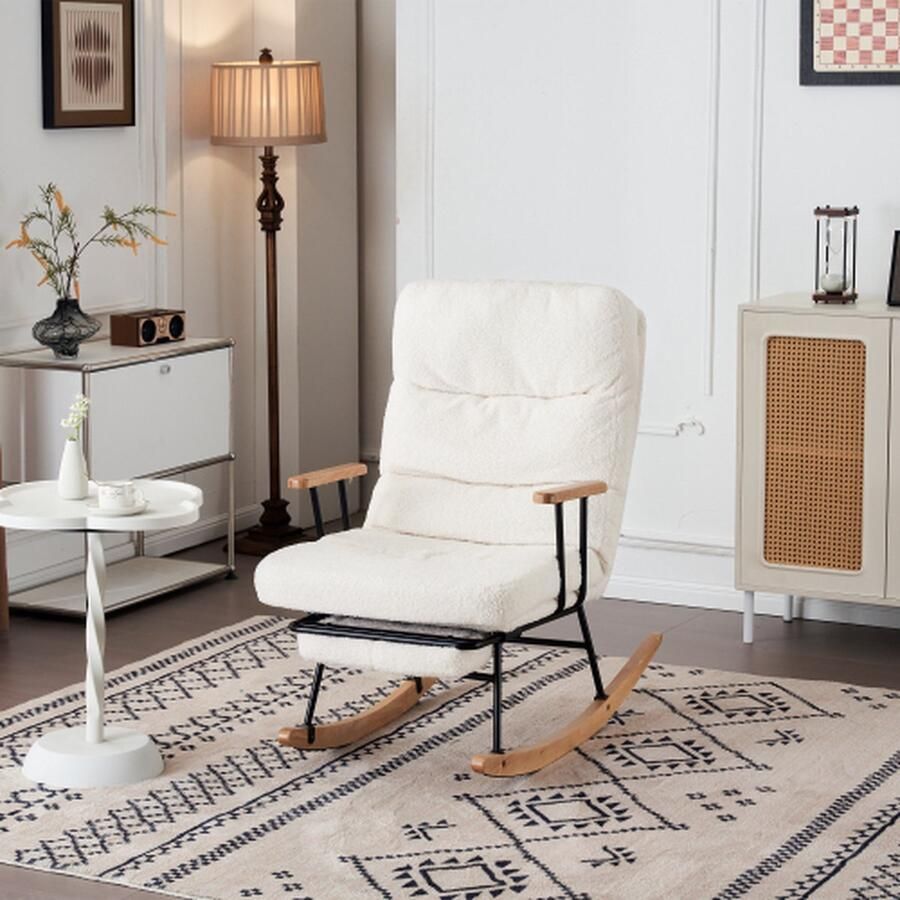 Merlooks (Maatverandering) Converteerbare slaapbank slaapstoel in 6 standen verstelbare rugleuning opvouwbare fauteuil met kussen gewatteerde zitting vrije tijd chaise loungebank voor thuis op kantoor