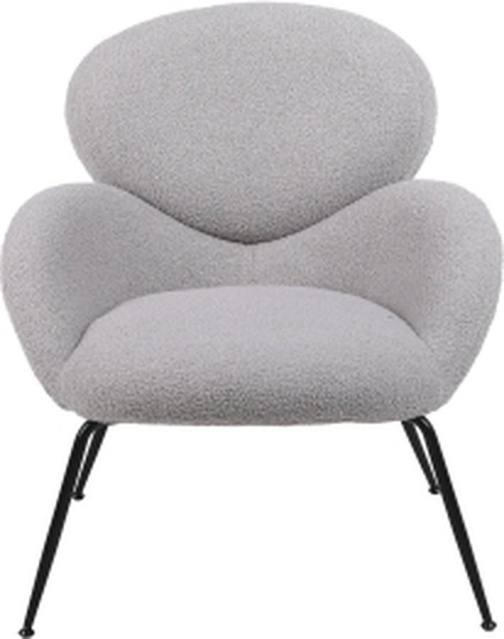 Merlooks Teddy fluwelen kapstoel met metalen poten zachte gewatteerde stof karakteristieke armleuning moderne vrijetijdsstoel geschikt voor make-upstoelen in de woonkamer en slaapkamer