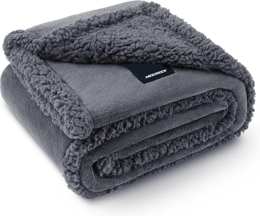 MESOROCK Fleece Deken Waterdicht XL Fleece Plaid Love Blanket Dekbed Koppel Cadeau Waterdicht Waterproof Geschikt voor Bed & Bank Geschenkset Vrouwen & Mannen 145 x 216