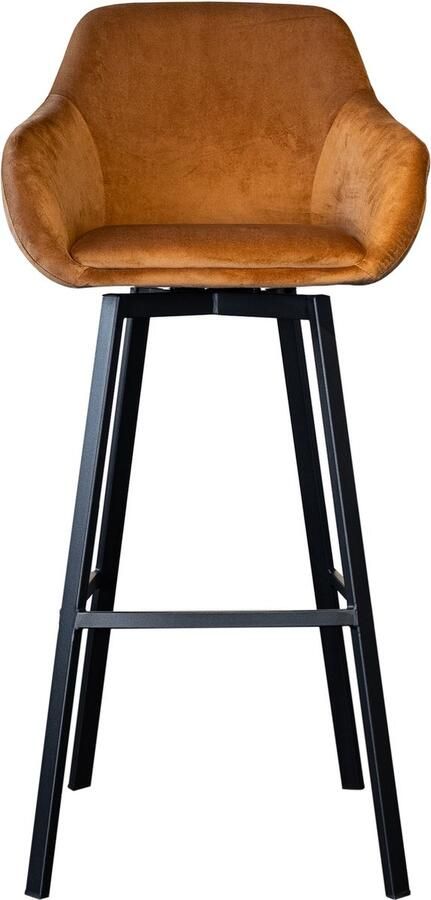 MetaalEnzo Barkruk Panis Oker Geel