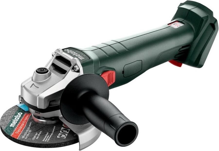 Metabo W 18 7-125 Accu Haakse Slijper 18V 125mm 8500 min Zonder accu en lader in X 602371840