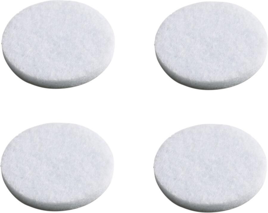 Metafranc Zelfklevende viltjes voor stoelen en tafels 17mm 20stuks wit