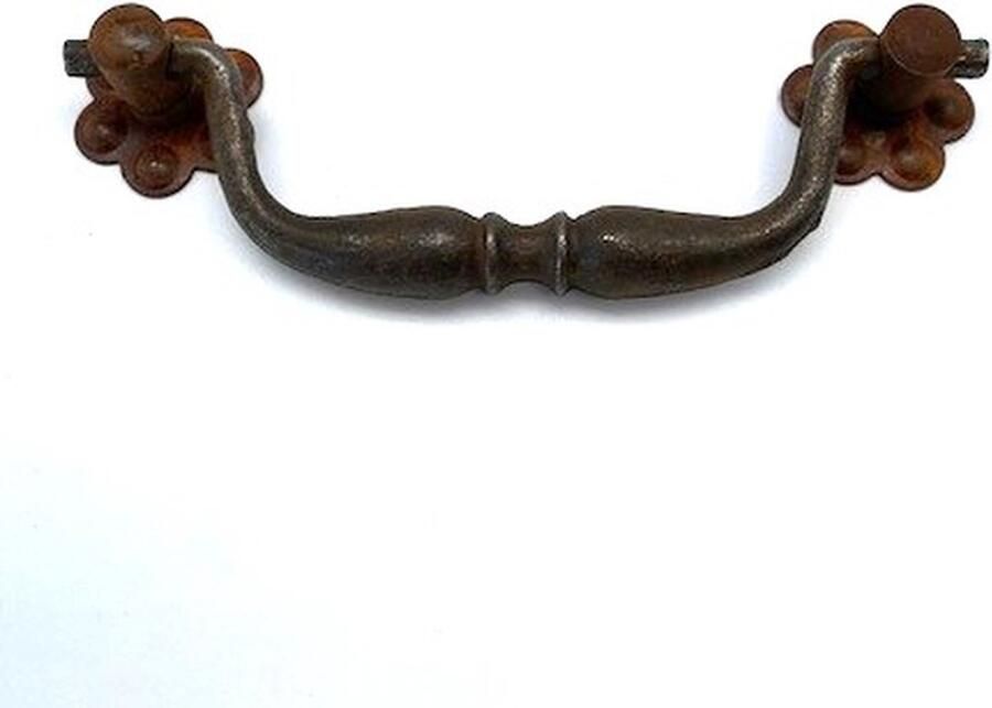 Metal Style Ladegreep massief IJzer Roest 130mm