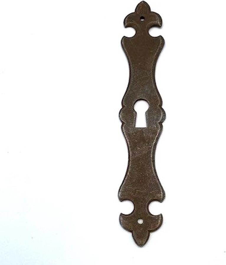 Metal Style Sleutelplaat IJzer Roest Lelie Groot 27x150mm