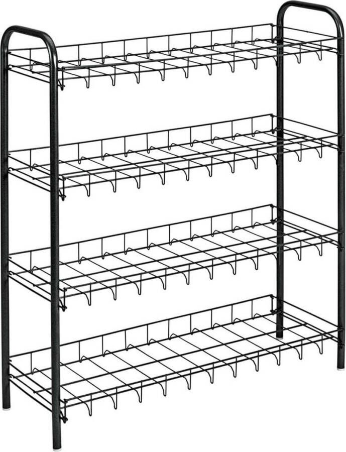 Metaltex Schoenenrek 4-laags Shoe 4 zwart