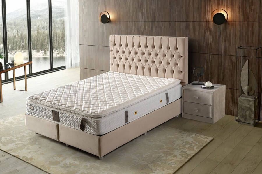 Meuba Home Hoekbank Icardi U-Bank met bedfunctie en opbergruimte Grijs Wit - Foto 2