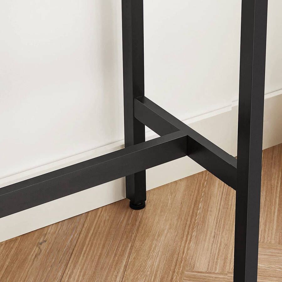 STRAK Meubelen Bartafel Bijzettafel Aanrecht Keukentafel Grijs Zwart - Foto 2
