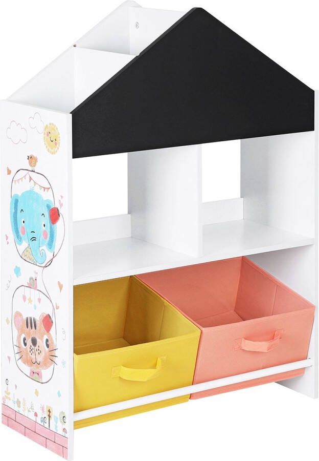 Meubel Gigant Kinderkast Opbergkast voor kinderen Met 2 Boxen Wit