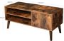 Meubel Gigant Tv kast Tv Meubel Tv Dressoir Tv Kast Lowboard Tv plank Hout look Bruin - Thumbnail 1