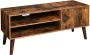 Meubel Gigant Tv kast Tv Meubel Tv Dressoir Tv Kast Lowboard Tv plank Hout look Bruin - Thumbnail 2