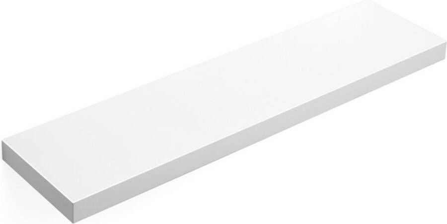 MeubelGigant Wandplank Zwevende plank 80 x 20 x 3 8 cm Wit