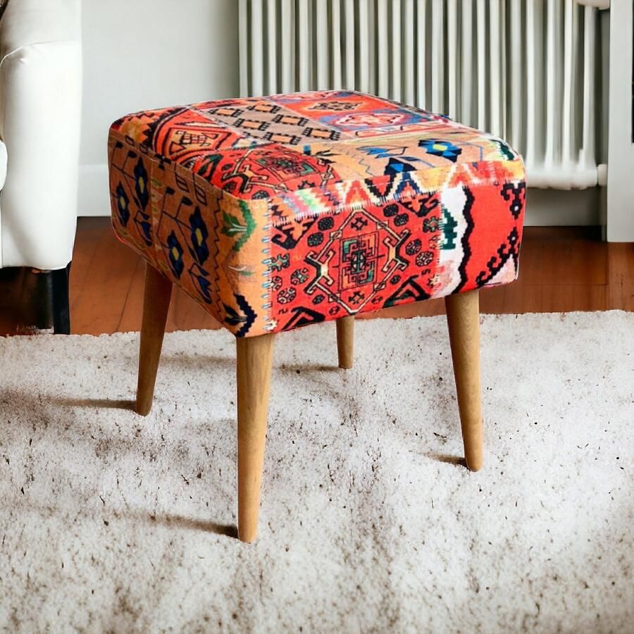 Meubel Sofa Meubelsofa-Gedessineerde Houten Poef