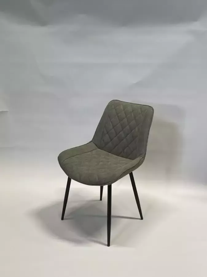 MeubelAsia MA05 Allure Eetkamerstoel allure army green stoelen eetkamerstoelen set van 2 stoelen eetkamer stoelen industrieel stoelen army green army green (Prijs voor 2 stuks)