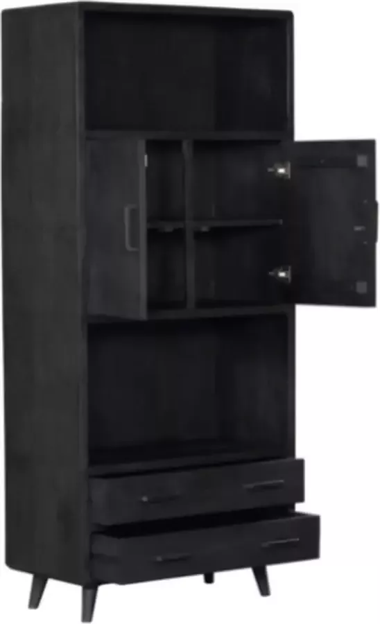 Meubelbaas Boekenkast Omaha Black