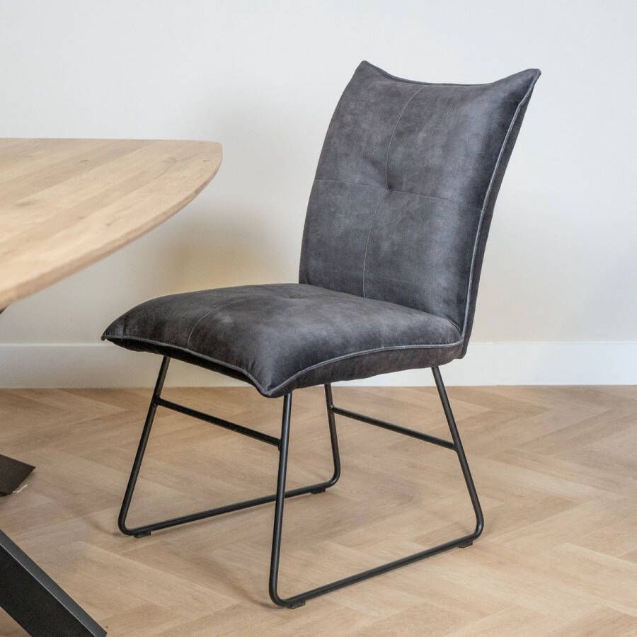 Wildeboer & van der Weide Eetkamerstoel Ivo Adore Antraciet