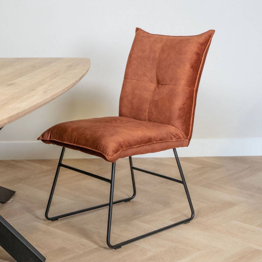 Wildeboer & van der Weide Eetkamerstoel Ivo Adore Rust