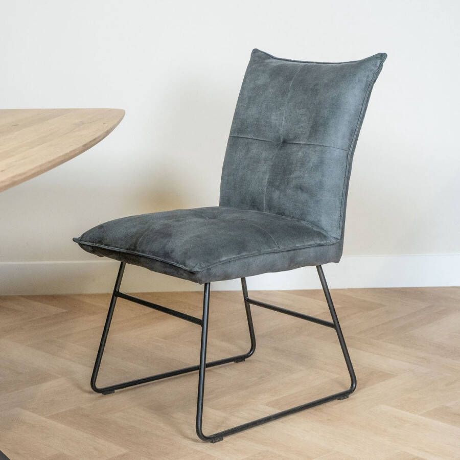 Wildeboer & van der Weide Eetkamerstoel Ivo Clyde Antraciet