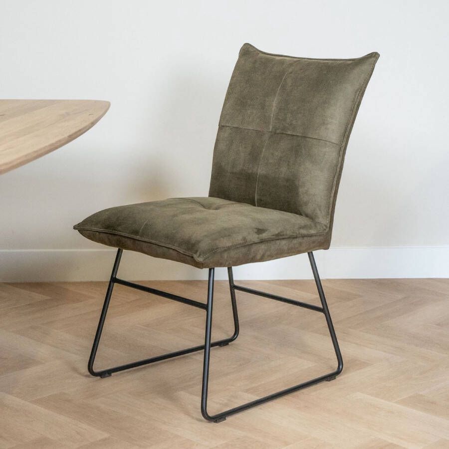 Wildeboer & van der Weide Eetkamerstoel Ivo Clyde Army