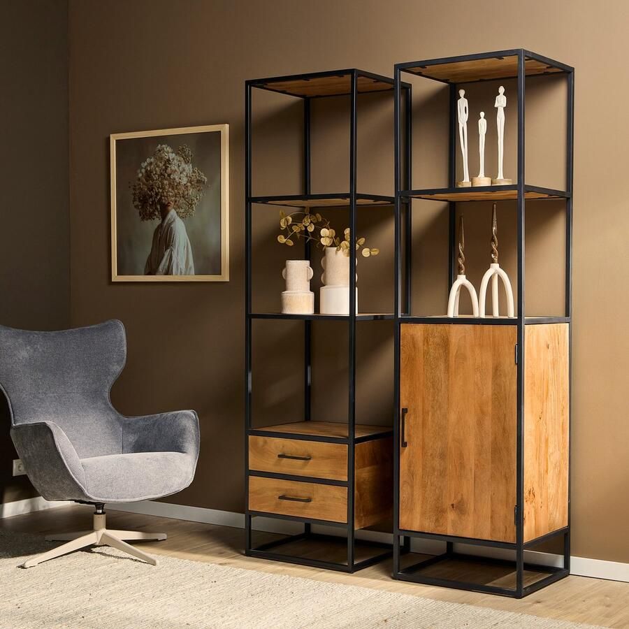 Meubelbaas Boekenkast Liv 1 deur