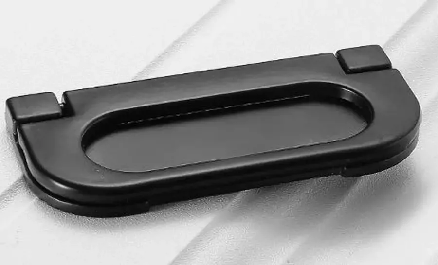 Meubelbeslag Kistgreep zwart inclusief schroeven| 64mm Meubelhandvat Landelijke greep Industriële Keukengreep Hand Grepen Knop Robuust Deurgreep Staal Metaal Strak schuifdeur Handvat Greep Schuifdeurgreep