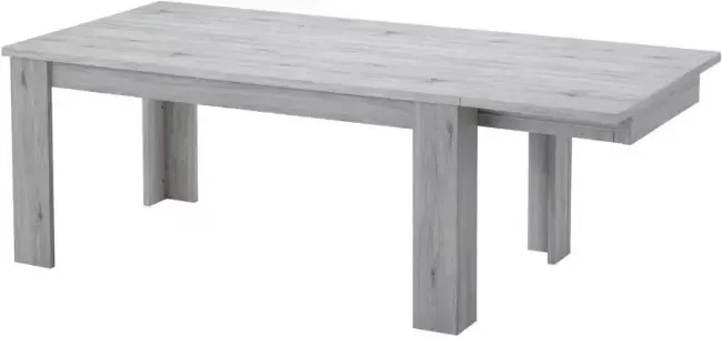 Meubeldiscounter Eettafel Uittrekbare tafel Eetplaats Eetkamet Lizy 170-220x90