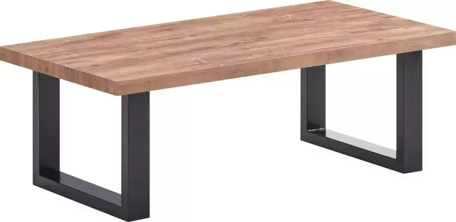 Meubeldiscounter Salontafel U poot 130 cm Eetkamer Woonkamer Siënna