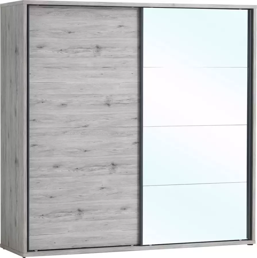 Meubeldiscounter Slaapkamer Ella Kledingkast 2deurs Schuifdeuren Spiegel