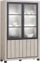 Meubeldiscounter Vitrinekast Glaskast Barkast Reka 205 x 132 x 45 - Thumbnail 2