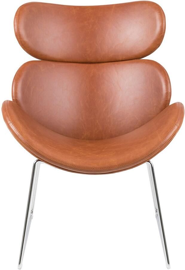 Meubelen-Online Fauteuil Bee vintage bruin moderne design stoel